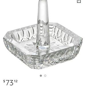 Waterford crystal square ring holder 3x3x3